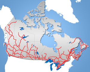 Canadian Highways Map