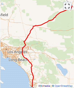Map of I-15 System