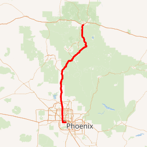 Map of I-17 System