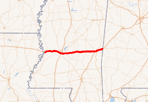 Map of I-20 System