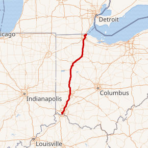 Map of I-75 System