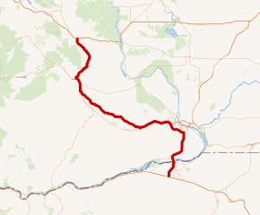 Map of I-82 System