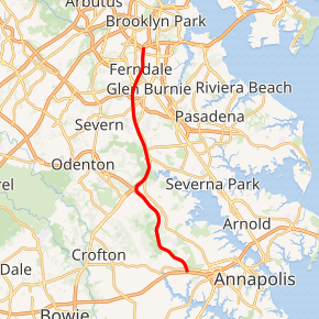 Map of I-97 System